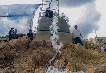 Entregan pozo en Pucarita Chica para incrementar la producción agrícola y lechera