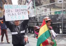 Sala Constitucional de Santa Cruz admite acción popular contra el DS 5503; gobierno dice que argumentará su posición