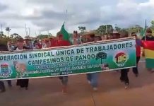 Pueblos del Tipnis apoyan marcha contra la Ley 1720