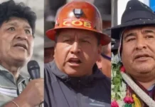 Admiten denuncia contra Morales, Argollo y Salazar