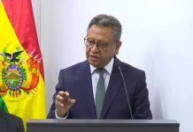Ministro Oviedo anuncia que continuarán las investigaciones para dar con los responsables del bloqueo, incluyendo a Evo Morales