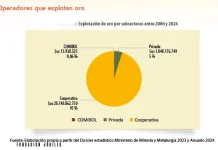 Explotación de oro ingresa en debate