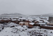 Senamhi emite alerta naranja por nevadas en cinco departamentos del país
