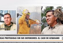 Uzquiano: Detrás está la minería ilegal que acecha áreas protegidas