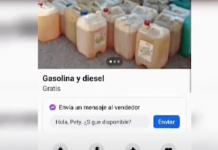 La FELCC identifica venta de gasolina y diésel en Marketplace de Facebook