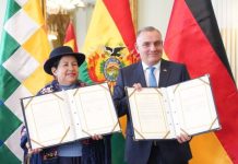 Bolivia y Alemania acuerdan cooperación