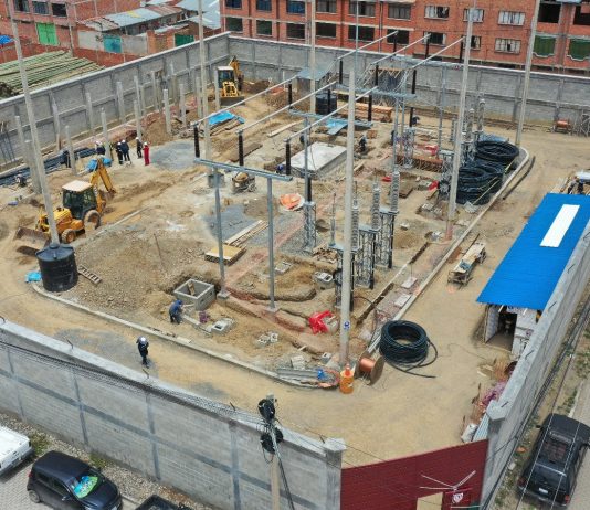 DELAPAZ mejora la red eléctrica con la Subestación Villa Santiago en El Alto