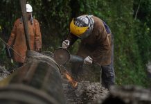 Tras un deslizamiento, se restituye el transporte de gas natural hacia occidente