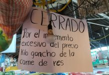 Carniceros van al paro por tema precios y no atenderán al público